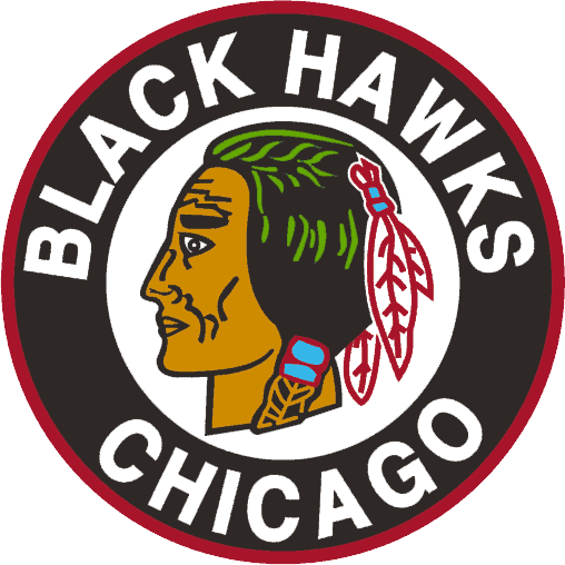 Chicago Black Hawks 1941-1955 Primary Logo iron on heat transfer